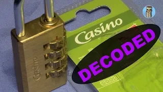 (picking 690) French "Casino" combination lock decoded - a long way