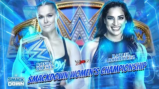 WWE 2K22 (PS5) Ronda Rousey vs Raquel Rodriguez (SmackDown Women's Championship)