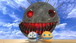 Pacman Adventures Compilation #3danimation 13p  | GIANT ROBOT BOSS FIGHT R26-P #2024