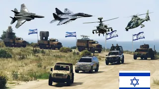 Iran Airstrikes to Destroy the Israeli Army Weapons Convoy | Iran war Israel - GTA 5