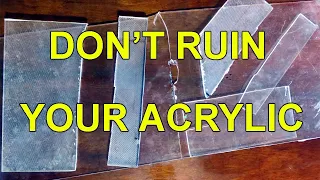 The best ways to cut acrylic sheets #diy #diyprojects #acrylics