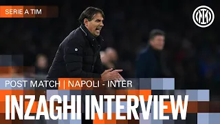 SIMONE INZAGHI INTERVIEW | NAPOLI 0-3 INTER 🎙️⚫🔵