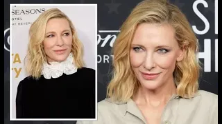 Cate Blanchett baffles fans with 'robotic stillness' as she freezes during interview【News】