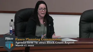 Pasco Planning Commission, March 17, 2022