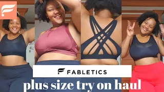 Fabletics PLUS SIZE Activewear HAUL- Try on + Review @Fabletics