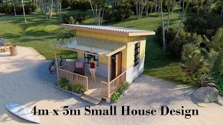 Small House Design l 25 sqm. l Amakan House l Rest House Design l Tiny House Design