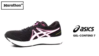Кроссовки для бега GEL-CONTEND 7 (1012A911-006), комбинация черного, розового и белого цвета