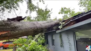 Storms rock North Jacksonville homes as winds reach 70+ mph