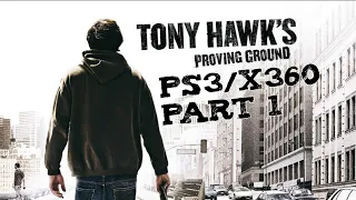 Tony Hawk's Proving Ground (PS3/X360) Part 1 - Intro / Tutorials