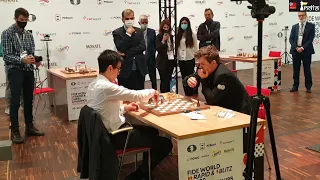 Carlsen is unhappy but calm after his loss against Nodirbek | Final Moments