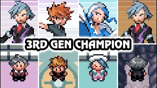 Pokémon GBA Games - All Pokémon Champion Battles (Original Colors)