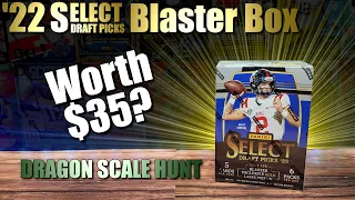 2022 Select Draft Picks Football Blaster Box Review | More Shiny Trading Cards