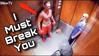 Ivan Drago in Elevator Prank 🥊