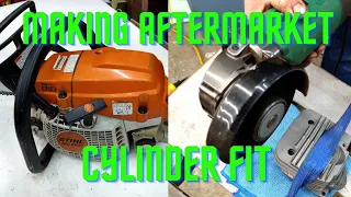 Stihl MS261-c top end replacement, can we make the wrong cylinder fit?