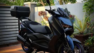 New Yamaha XMAX 250 CONNECTED V2 dipasang carrier box