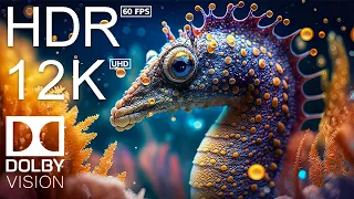 12K HDR 60FPS DOLBY VISION - Underwater Wonders - Ocean Sounds With Amazing Cinematic Music