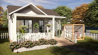 Low - Cost Small House Design With The Porch Roof | Jasper - House Design Ideas