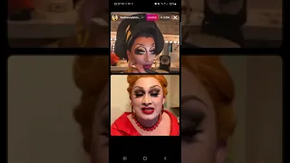 Bianca Del Rio and Jinkx - Instragram Live - 2021.10.26