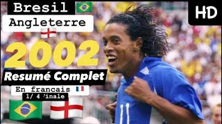 Brésil 2-1 Angleterre Résumé en Français TF1 🇫🇷 HD Coupe Du Monde 2002