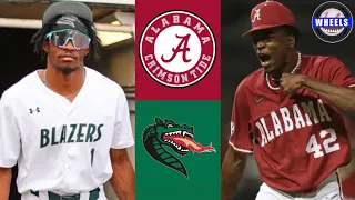 #16 Alabama vs UAB Highlights (Great Game!) | 2024 College Baseball Highlights