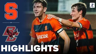 Syracuse vs Boston College | NCAA College Soccer | Highlights - October 27, 2023