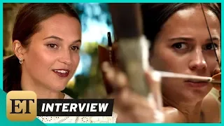 'Tomb Raider': Alicia Vikander (FULL INTERVIEW)
