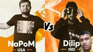 Napom vs Dilip Gbb 2023 | My reaction ( dilip 2nd round insane bro!!!???)