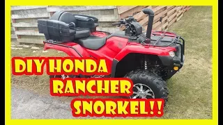 How To Snorkel A 2015 Honda Rancher 420