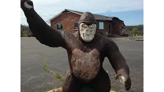 Abandoned Restaurant with Random Sasquatch