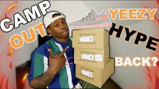 CAMPING OUT FOR THE ADIDAS YEEZY BOOST 350 V2 TRUE FORM GONE WRONG!! *LIMITED RELEASE*