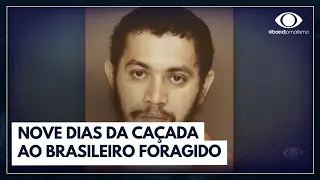 Polícia dos EUA segue na caça do brasileiro fugitivo da prisão | Jornal da Noite