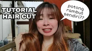 First Time tutorial haircut | potong rambut sendiri