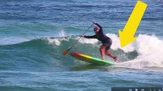 The Best SUP Surf Footwork for Turning and Riding Down the Line