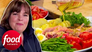 Ina Makes Baked Salmon Niçoise For A Baby Shower | Barefoot Contessa