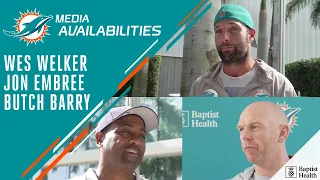 Offensive Assistants meet with the media | Miami Dolphins Training Camp