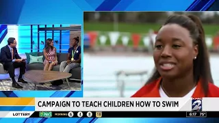 Simone Manuel talks teaching children how to swim