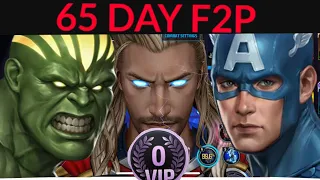 What 65 Days of F2P Grinding Looks Like - Marvel Future Fight F2P Account