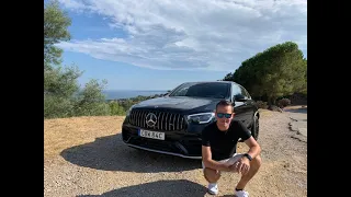 Can you travel with a AMG GLC63s Coupé? - Review and Test drive in France