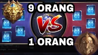 KETIKA DI RANKED SEMUA LEGEND CUMAN 1 ORANG DOANG WARRIOR - Mobile Legend Indonesia