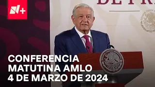 Conferencia mañanera AMLO hoy / 4 de marzo de 2024