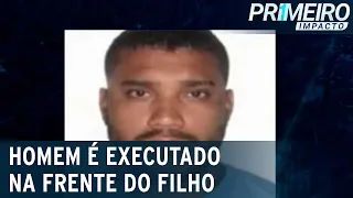 ES: homem é executado com sete tiros na frente do filho de 6 anos | Primeiro Impacto (29/01/21)