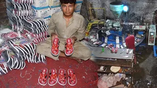 Making Shoe With  Amazing Process | DIY Idea of making shoes