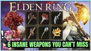 Elden Ring - 6 INCREDIBLE Weapons You Need to Get - Envoy's Greathorn & More - Best Weapon Location!