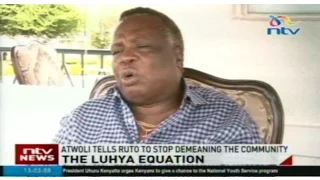Atwoli tells Ruto to stop demeaning the Luhya community