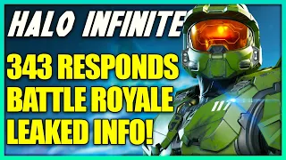 343 Industries Responds to Halo Infinite Battle Royale Leak! Halo Infinite News!