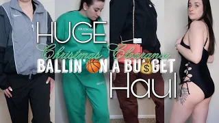 HUGE Christmas Clearance Ballin' On A Budget Deals | Weight Gain Try On Haul Part 2