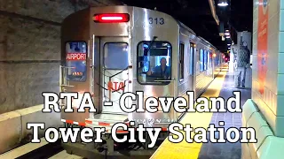 🚞Tower City to Airport, Cleveland Downtown, OH