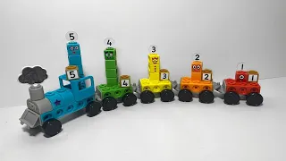 Numberblocks Math Link Cubes Express Train | The Numberblock Express | Learn To Add And Subtract