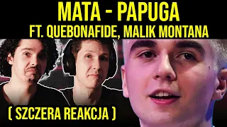 Muzycy Metalowi REAGUJĄ na RAP |  MATA - PAPUGA ft. Quebonafide, Malik Montana