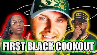 FIRST TIME REACTING TO | WHITE GUY TALKS ABOUT HIS FIRST BLACK COOKOUT - BLACK COUPLE REACTS
